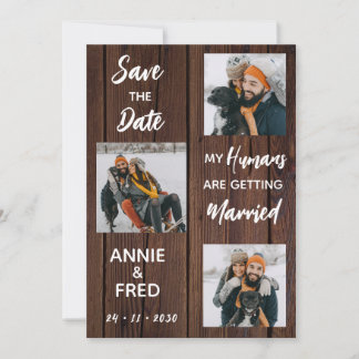 Rustikaler Foto Save The Date