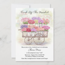 Rustikaler Fresh off Market Brautparty