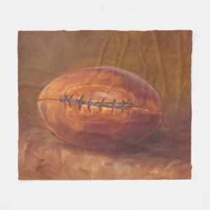 Rustikaler Fußball des Sport-  Fleecedecke