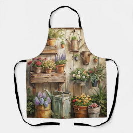 Rustikaler Gartenkern Schürze