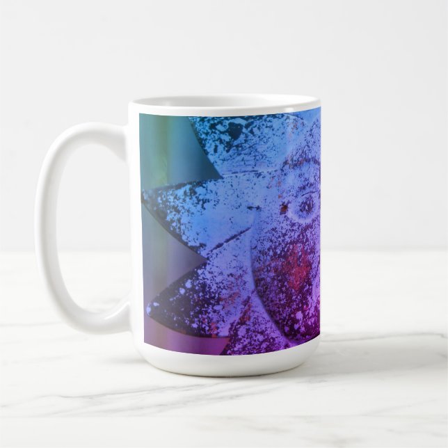 Rustikaler Gartensonnenkaffee Tasse (Links)
