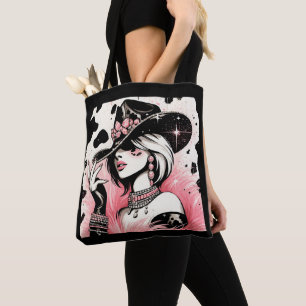Rustikaler Glam-Cowgirl-Rosa-Sparkle-Cowhide-Druck