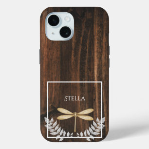 Rustikaler Golddragonfly Personalisiert Case-Mate iPhone Hülle