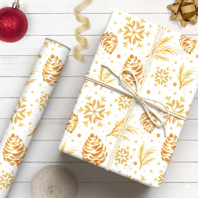 Rustikaler Goldrausch Geschenkpapier (Von Creator hochgeladen)