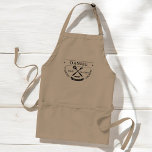 Rustikaler Grillmeister Vatertag Vater Schürze<br><div class="desc">Erleben Sie sein Grillspiel mit der modernen Grillmeister Personalisiert Men's Schürze! Diese Schürze mit elegantem, zeitgenössischem Design ist mit seinem Namen und Foto für eine persönliche Touch angepasst. Er ist mit einem robusten, hochwertigen Stoff ausgestattet und gleichzeitig stilvoll und praktisch. Er bietet eine volle Abdeckung zum Schutz vor Verschütten und...</div>
