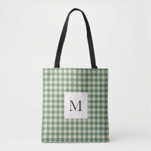 Rustikaler grüner Gingham-Weihnachten modern