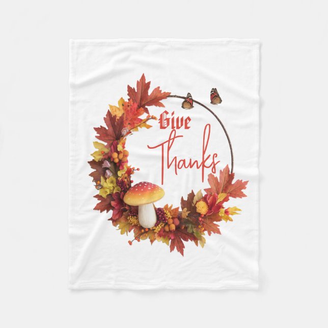 Rustikaler Herbst dank Fleece Blanket (Vorderseite)