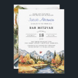 Rustikaler Herbstberg Bar Mitzvah Einladung<br><div class="desc">Leicht personalisiert und mit einem Schnappschuss ausgeliefert! Holen Sie sich die perfekte Bar mitzvah-Einladung für Ihre Feier wie dieses rustikale Holzdesign, das modern und stilvoll ist. Fügen Sie diesem Design Ihre benutzerdefinierte Formulierung hinzu, indem Sie die "Diese Vorlage bearbeiten"-Felder auf der rechten Seite des Elements verwenden, oder klicken Sie auf...</div>