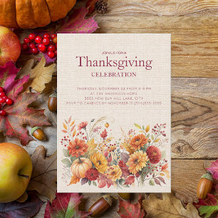 Rustikaler Herbstflorenstoff Erntedank