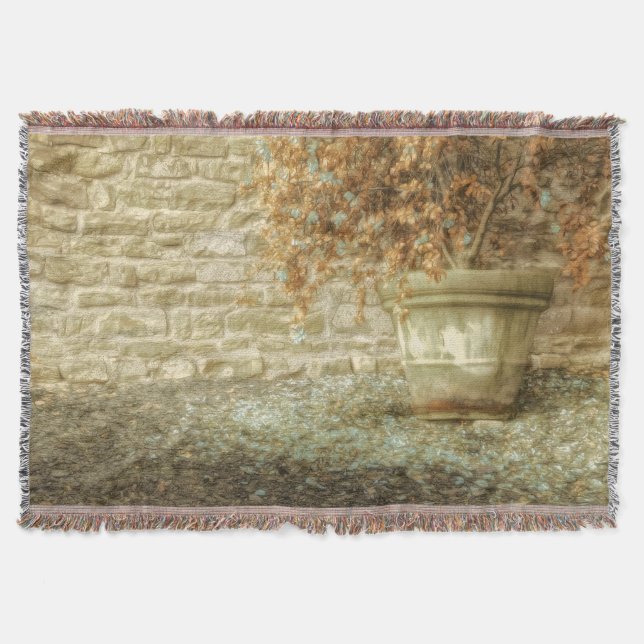 Rustikaler Herbstgarten Decke (Vorderseite)