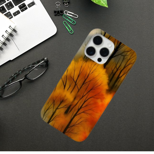Rustikaler Herbstwald - Herbst Farbe Case-Mate iPhone Hülle (Von Creator hochgeladen)
