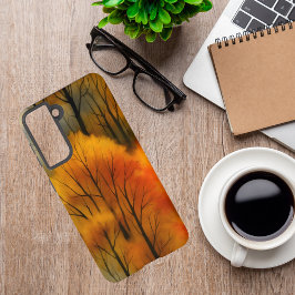 Rustikaler Herbstwald - Herbst Farbe Samsung Galaxy Hülle