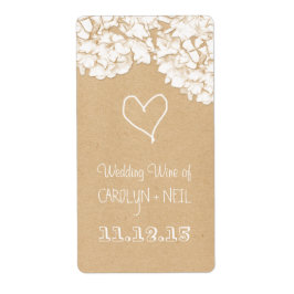 Rustikaler Hydrangeas Blumenwein