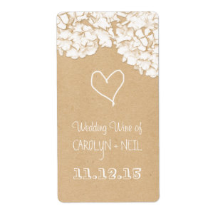 Rustikaler Hydrangeas Blumenwein