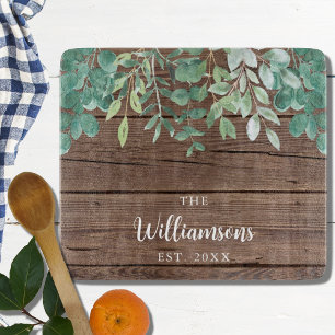 Rustikaler Individuelle Name Schneidebrett