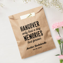Rustikaler Junggeselinnen-Abschied Hangover Erholu Geschenktütchen