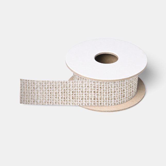 Rustikaler Jute Satinband (Spule)