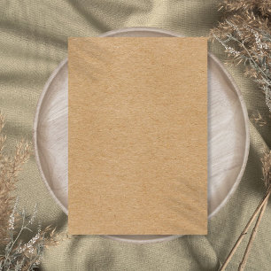 Rustikaler Kraft Einfach Stylischer Boho-Stil Dankeskarte