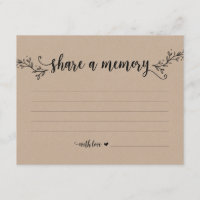 Rustikaler Kraftpapier-Anteil eine codierte Karte