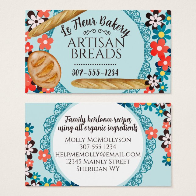 Rustikaler Laib von Brot Blume runden Backwaren ab (Vorne & Hinten)