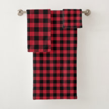 Rustikaler Lumberjack Red Black Buffalo Karo Karie