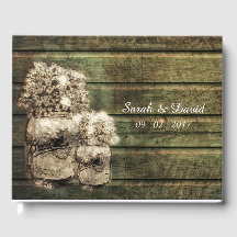 Rustikaler Mason Jar mit Babys Atem