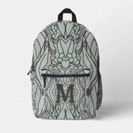 Rustikaler Minimalistischer Diagonalweg2 Bedruckter Rucksack