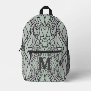 Rustikaler Minimalistischer Diagonalweg2 Bedruckter Rucksack