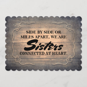 Rustikaler niedlicher einladung