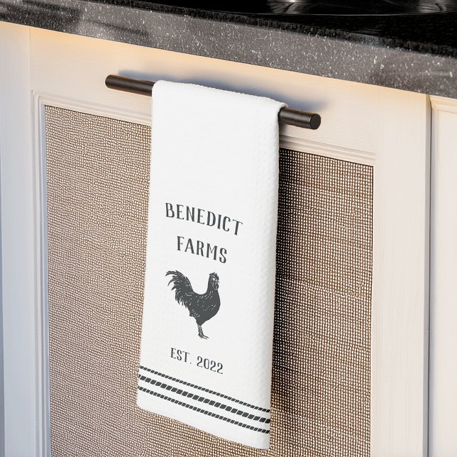 Rustikaler Personalisierter Name Geschirrtuch (Von Creator hochgeladen)