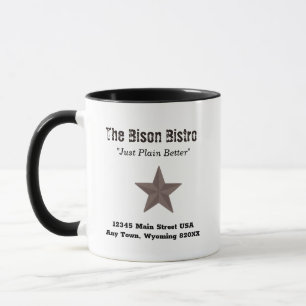 Rustikaler Plains Bison Tasse