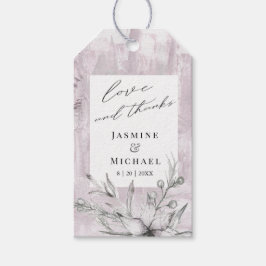 rustikaler Schablone Geschenkanhänger