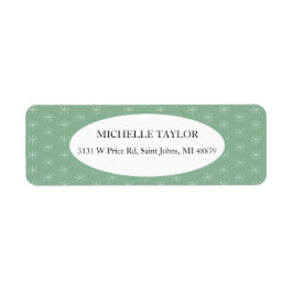 Rustikaler Schnee auf Grün