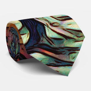 Rustikaler Schneewald Krawatte