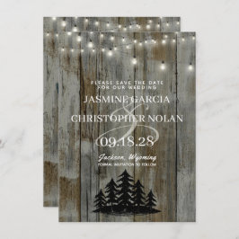 Rustikaler Schwarzwald Save The Date