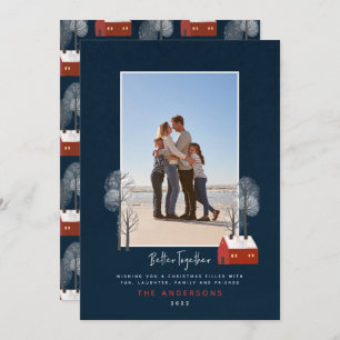 Rustikaler Seefahrer-Skandal Foto Weihnachten Ankündigung