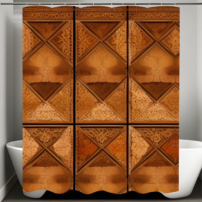 Rustikaler Shabby Chic Duschvorhang (Von Creator hochgeladen)