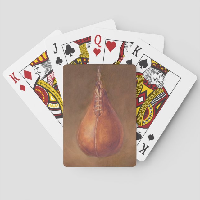 Rustikaler Sport | Boxen Spielkarten (Rückseite)