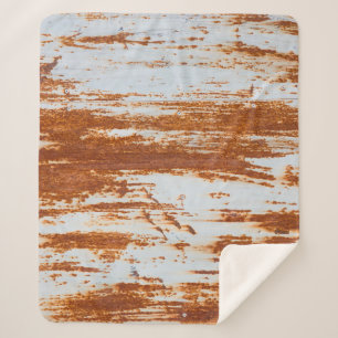 Rustikaler Stahl: Grunge Wall Texture Sherpadecke