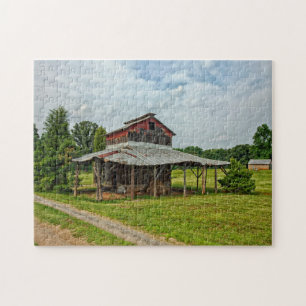 Rustikaler Stall North Carolina. Puzzle