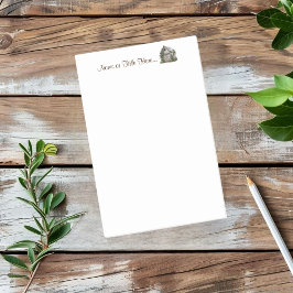 Rustikaler Stall Post-it Klebezettel