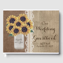 Rustikaler Stall Wedding Burlap Mason Jar Sunblume