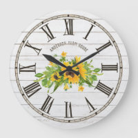 Rustikaler Stall Weißgraues Holz Sonnenblumen Küch