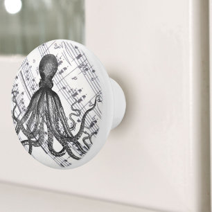 rustikaler Steampunk nautischer, moderner Vintager Keramikknauf