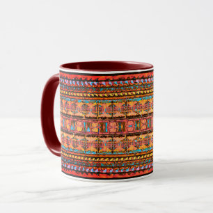 Rustikaler Tone-Tribal Tasse