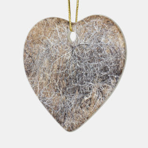 Rustikaler trockener Tumbleweed Keramik Ornament