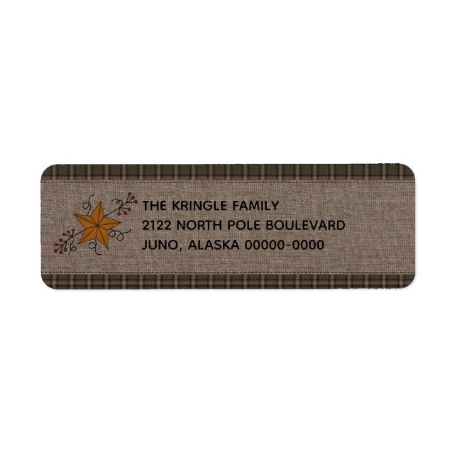 Rustikaler Urstern mit Pip Berries Label (Vorne)