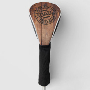 Rustikaler Vater Der Mann Mythos Legende Holz Pyro Golf Headcover