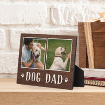 Rustikaler Vater für zwei Fotos