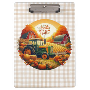 Rustikaler/Vintager Herbst im Betrieb Klemmbrett